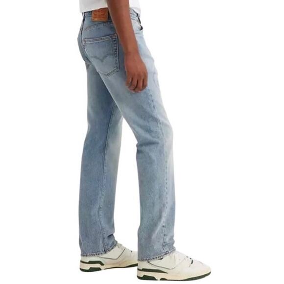 LEVI’S 501 150 Celeb Peace Denim Jean Men 30x30 Blue Straight Rare Classic Boho - Picture 2 of 13